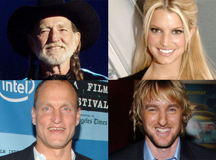 woody harrelson owen wilson willie nelson owen healing the willie nelson way e news woody harrelson owen wilson willie nelson owen healing the willie nelson way e news